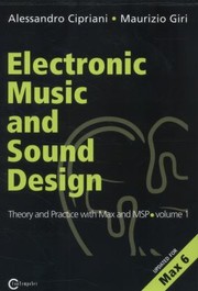 Electronic Music And Sound Design Theory And Practice With Max And Msp