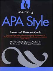 Mastering APA Style