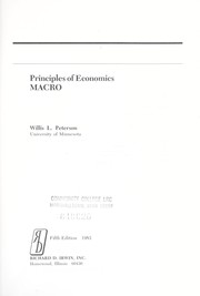 Principles of economics