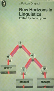 New horizons in linguistics