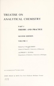 Treatise on analytical chemistry