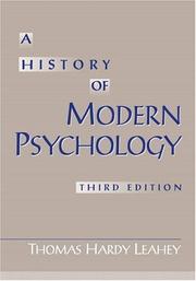 A history of modern psychology