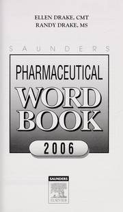 Saunders pharmaceutical word book, 2006