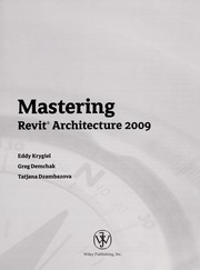 Mastering Revit architecture 2009