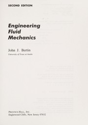 Engineering fluid mechanics
