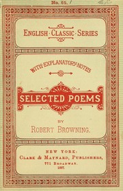 The complete works of Robert Browning Volume XVI