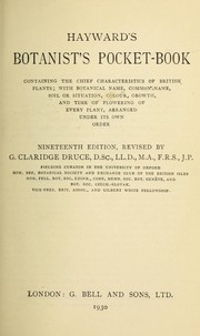 Hayward's botanist's pocket-book