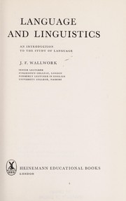Language and linguistics