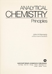Analytical chemistry
