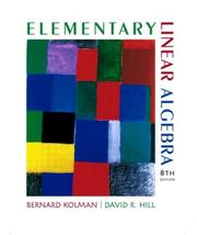Elementary linear algebra