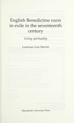 English Benedictine nuns in exile in the seventeenth century: Living spirituality (Seventeenth- and Eighteenth-Century Studies, 2)