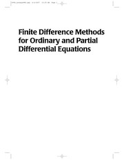 Finite difference methods for ordinary and partial differential equations
