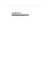 Handbook of orthodontics