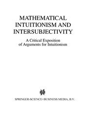 Mathematical Intuitionism and Intersubjectivity