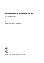 Method validation in pharmaceutical analysis