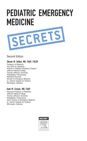 Pediatric emergency medicine secrets