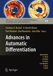 Advances in automatic differentiation