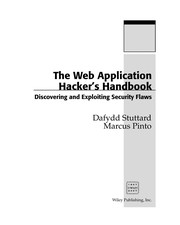 The web application hacker's handbook
