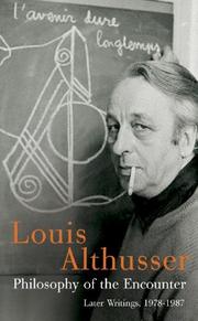 Philosophy of the Encounter