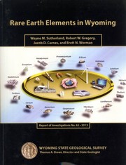 Rare Earth Elements in Wyoming