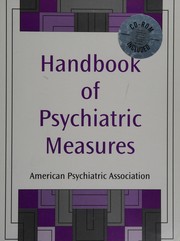 Handbook of psychiatric measures