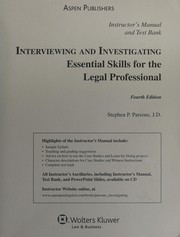 Interviewing and investigating