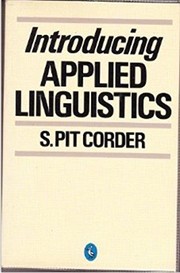 Introducing applied linguistics