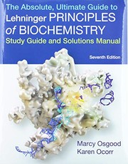 Lehninger Principles of Biochemistry 7E & Study Guide and Solutions Manual for Lehninger Principles of Biochemistry 7E