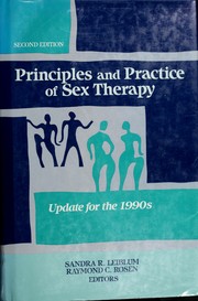 Principles and practice of sex therapy