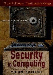 Security in computing
