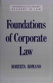 Foundations of corporate law