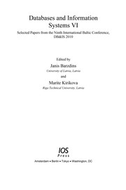 Databases and information systems VI