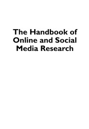 The handbook of online and social media research