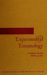 Experimental entomology