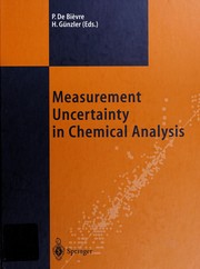 Measurement uncertainty in chemical analysis