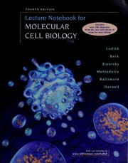 Molecular Cell Biology 4e Lec NB