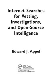 Internet searches for vetting, investigations, and open-source intelligence