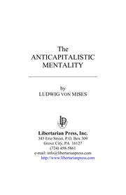 The anti-capitalistic mentality