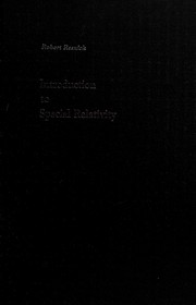 Introduction to special relativity