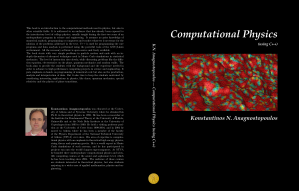 Computational Physics - A Practical Introduction to Computational Physics and Scientific Computing (using C++)
