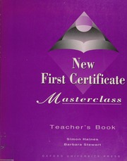 New first certificate masterclass