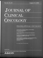 Journal of Clinical Oncology 2006-08-10: Vol 24 Iss 23