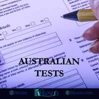 main language Australian tests book