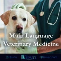 main language veterinary medicine book