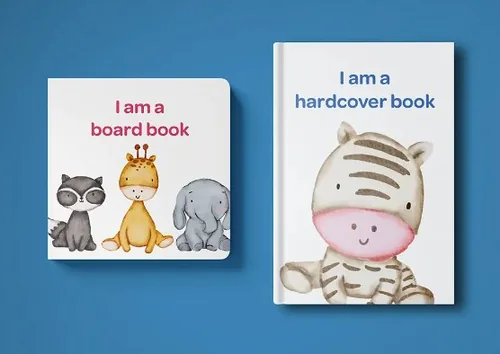 مقایسه جلد های کتاب کودک : هارد کاور و بورد بوک ( Hardcover و Board Book )