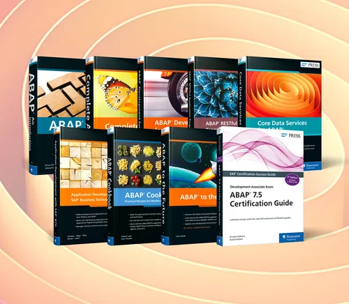 تنها روش آسان یادگیری زبان برنامه نویسی ABAP در SAP با جدیدترین کتب اورجینال