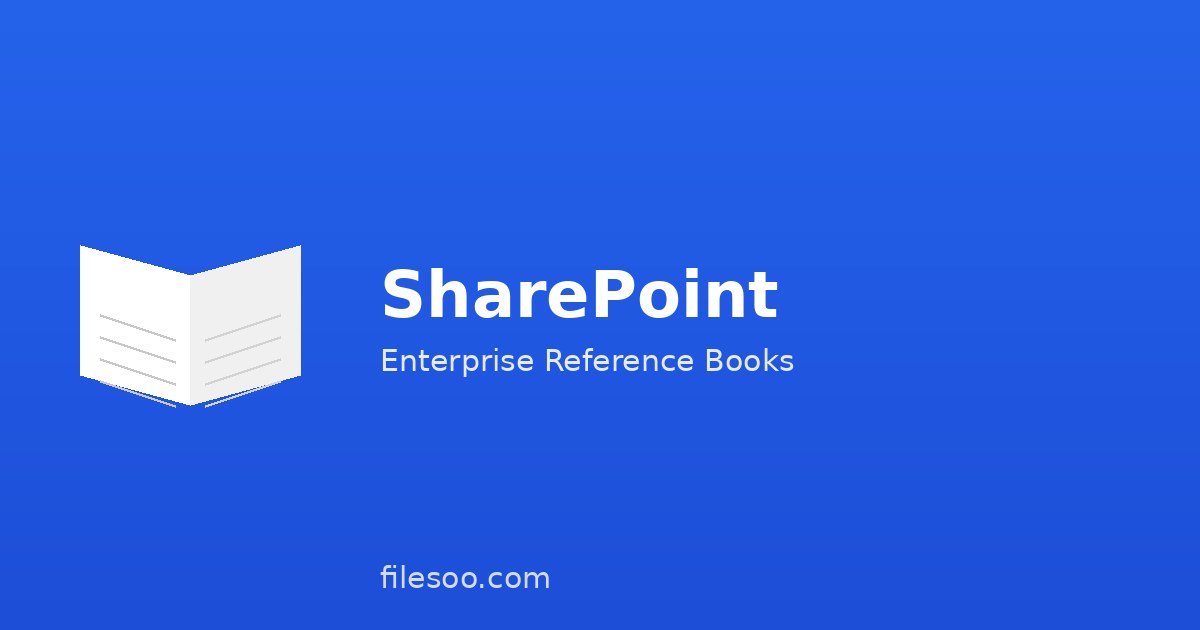 کتاب SharePoint سازمانی زبان اصلی